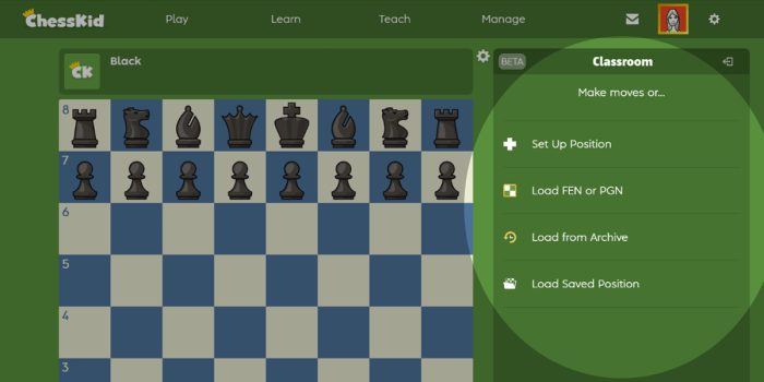 ChessKid puts students' chess skills to the test in a livestreamed Kahoot!  game