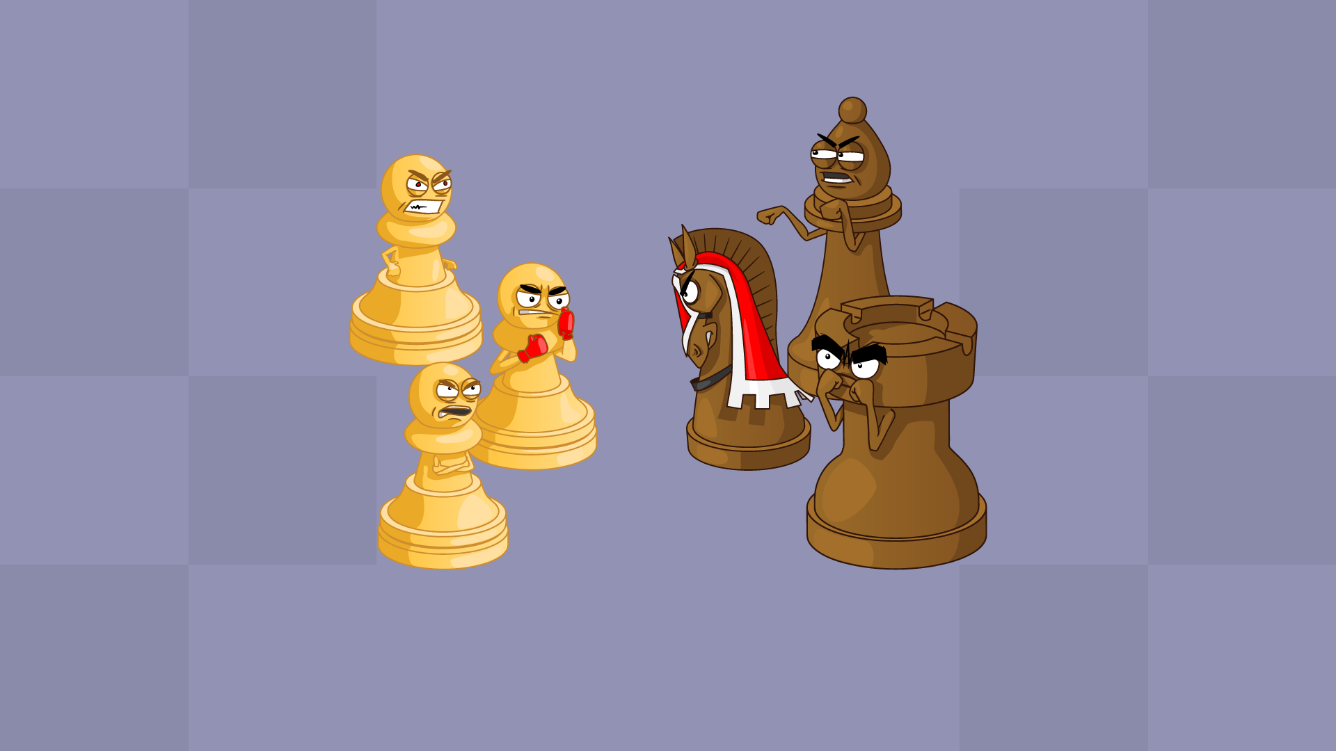 Peões versus peças
